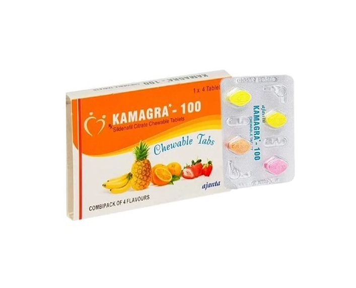 KAMAGRA CHEWABLE 100MG TABLETS