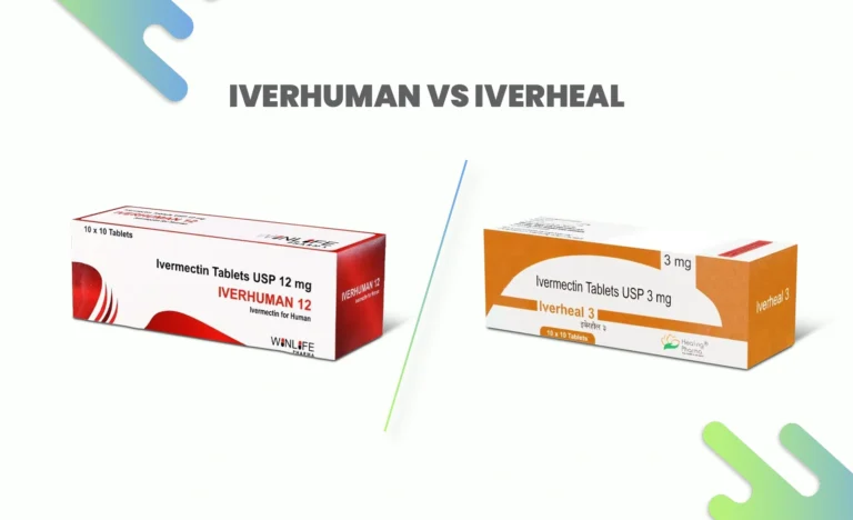 Iverhuman vs Iverheal Ivermectin tablets comparison – Iverhuman 12 mg vs Iverheal 3 mg packaging