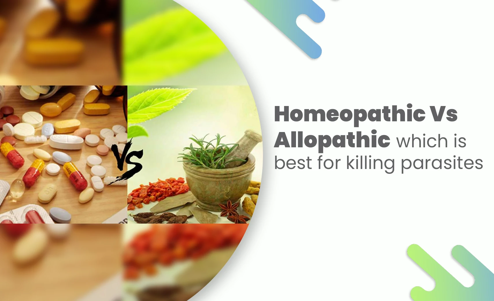 Comparison of homeopathic and allopathic medicine for treating parasites