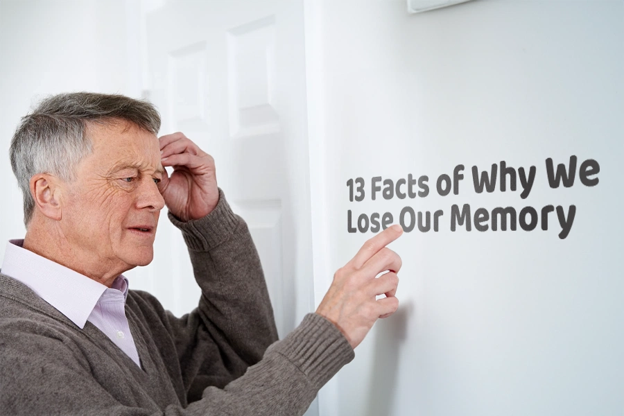 Person experiencing cognitive decline, explaining why memory loss happens with age