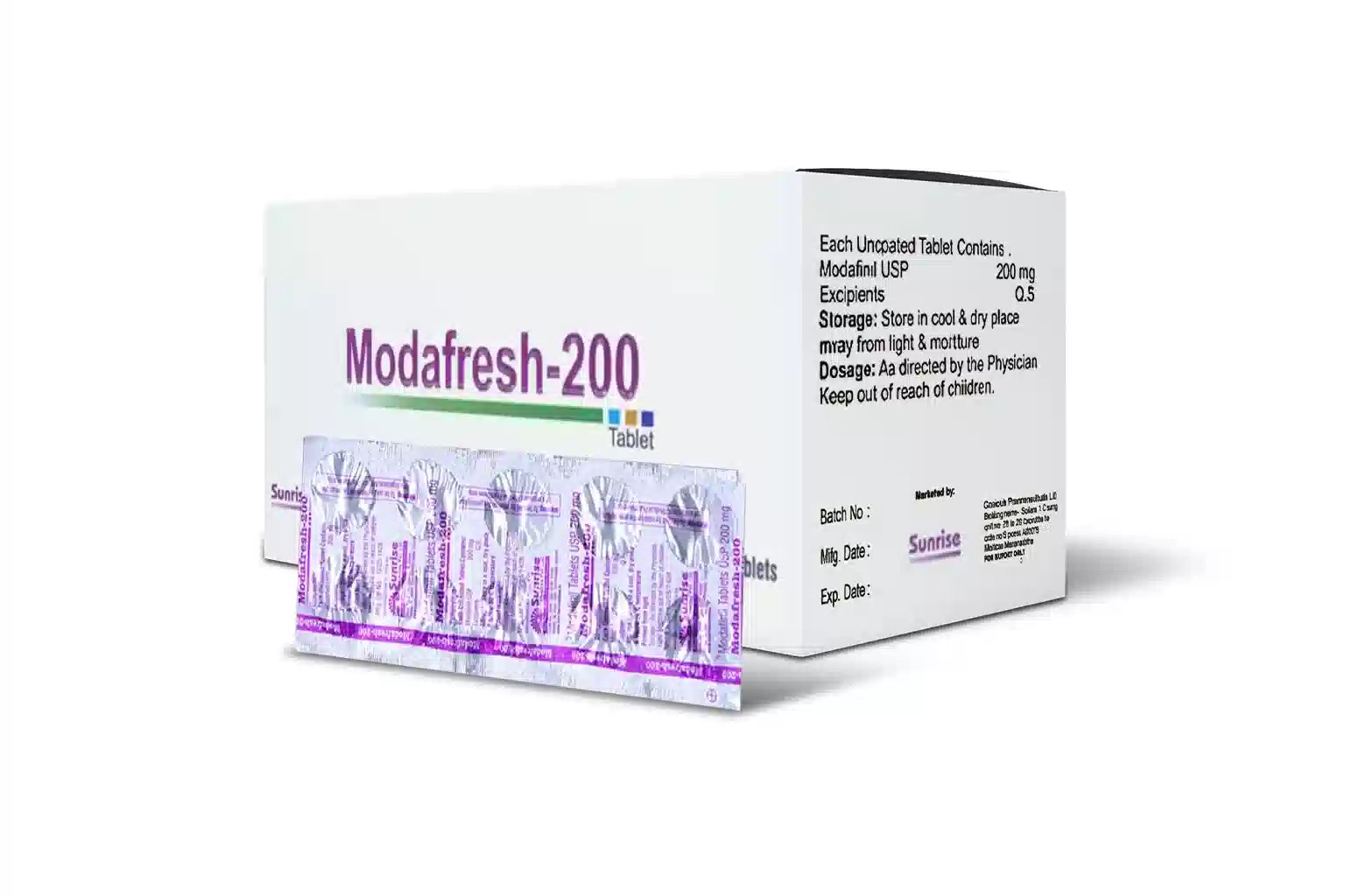 Modafresh 200 mg (Modafinil) - Image 3